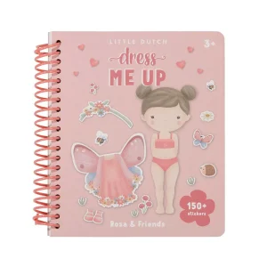 Aankleed- en stickerboek Rosa & Friends
