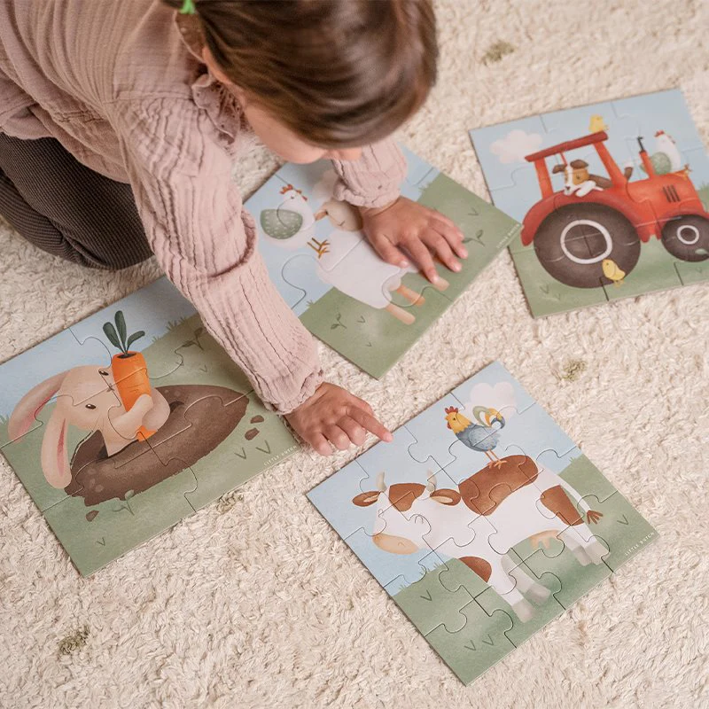 4 in 1 puzzel Little Farm – Image 2