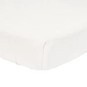 Hoeslaken hydrofiel ledikant Soft White