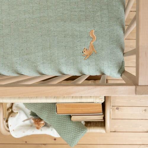 Wiegdeken - Groen - Forest Friends – Image 5