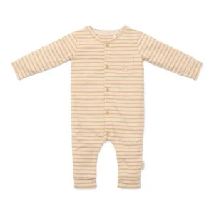 Eendelige pyjama - Zand - Gestreept