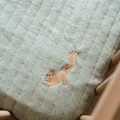 Wiegdeken - Groen - Forest Friends – Image 2