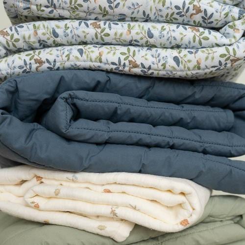 Wiegdeken - Blauw - Forest Friends – Image 3