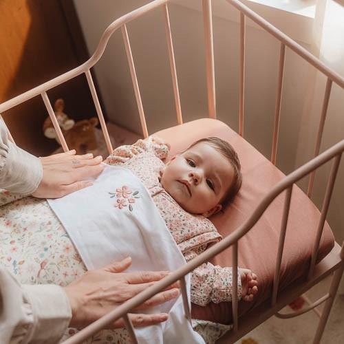 Ledikant hoeslaken - Roze - Essentials – Image 4