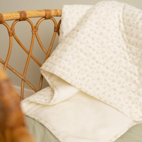 Ledikantdeken - Groen - Essentials - Blueberry Leaves – Image 2