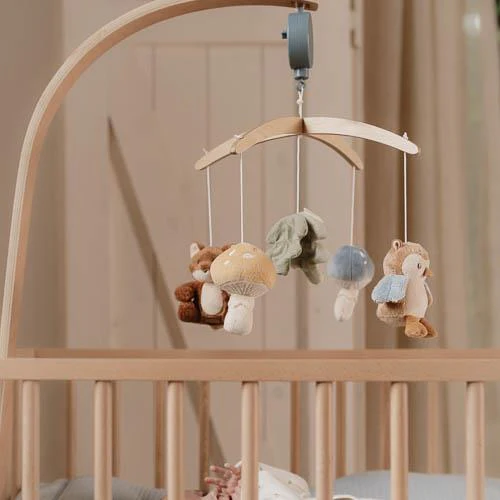 Houten Muziekmobiel - Blauw - Forest Friends – Image 6