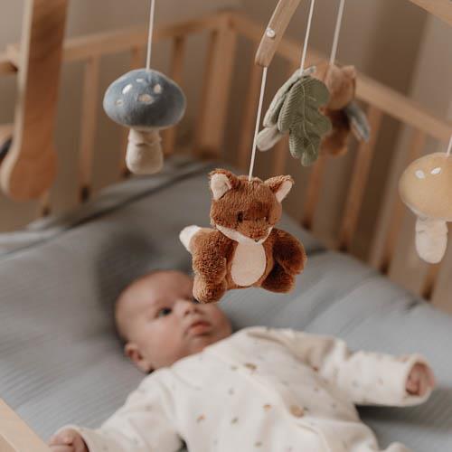 Houten Muziekmobiel - Blauw - Forest Friends – Image 2