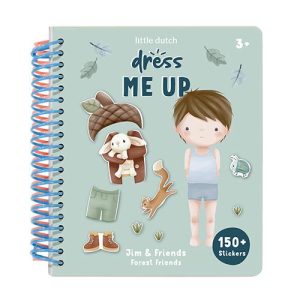 Aankleed- en stickerboek - Forest Friends