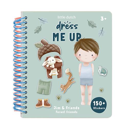 Aankleed- en stickerboek - Forest Friends