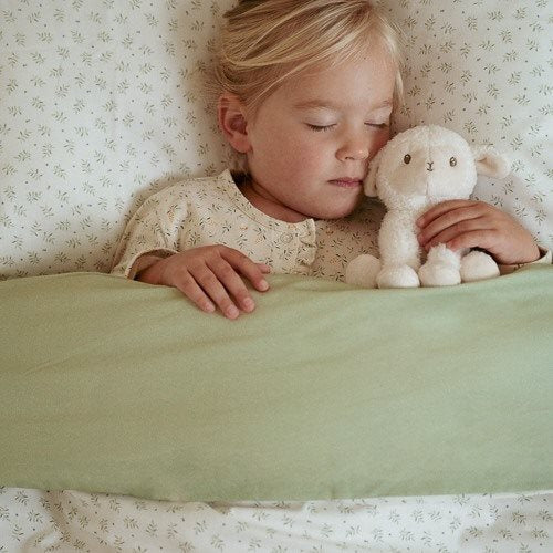 Eenpersoons dekbedovertrek - Groen - Essentials - Blueberry Leaves – Image 3