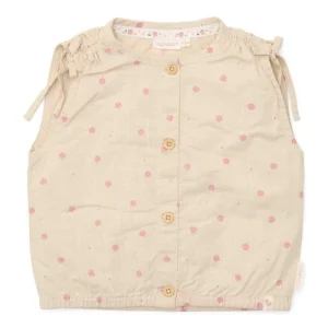Blouse mouwloos - Zand - Fairy Garden