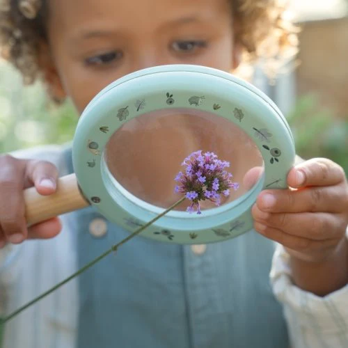 Houten Vergrootglas - Blauw - Forest Friends – Image 6