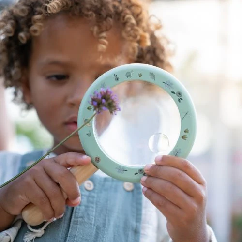 Houten Vergrootglas - Blauw - Forest Friends – Image 2