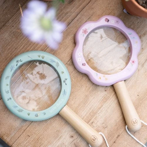 Houten Vergrootglas - Blauw - Forest Friends – Image 7