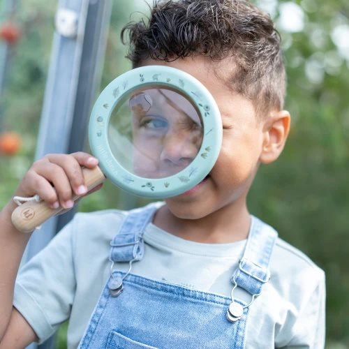 Houten Vergrootglas - Blauw - Forest Friends – Image 4
