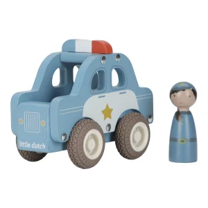 Houten politiewagen – Blauw – Essentials