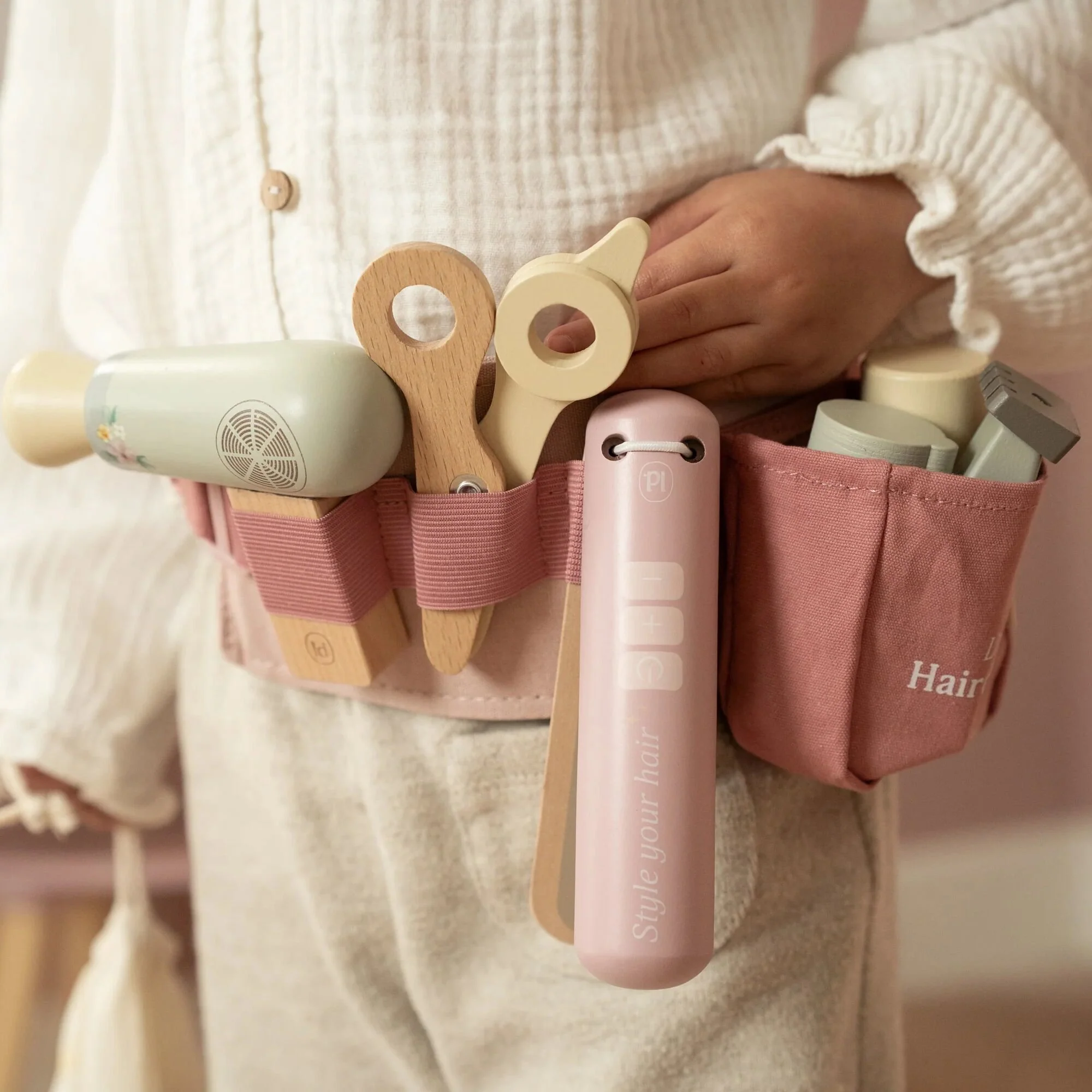 Houten kappersset – Roze – Essentials – Image 5