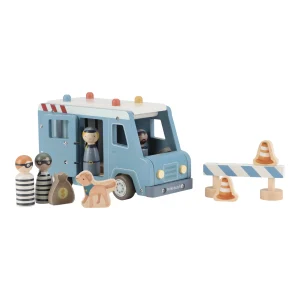 Houten politiewagen – Blauw – Essentials