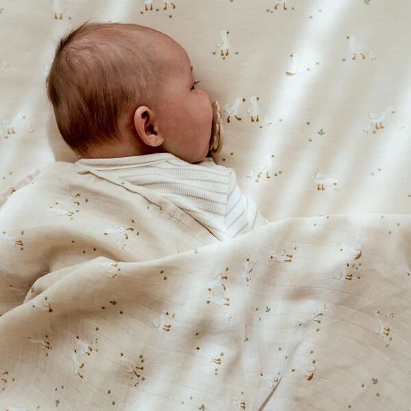 Ledikant deken - Beige - Little Goose - Moon & Stars – Image 6