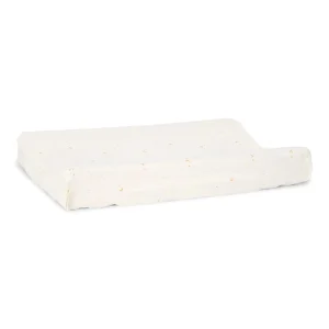 Aankleedkussenhoes - Wit - Newborn Naturals - Moon & Stars