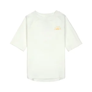 T-shirt anti-UV manches courtes enfants - Sun écru