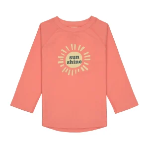 T-shirt anti-UV manches longues enfants - Sun corail