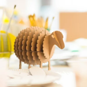 Mouton en carton Kraft