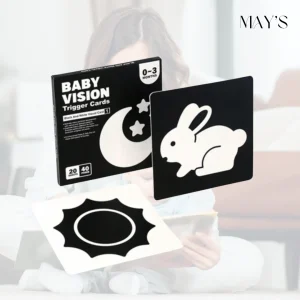 Cartes d'éveil visuel bébé Montessori