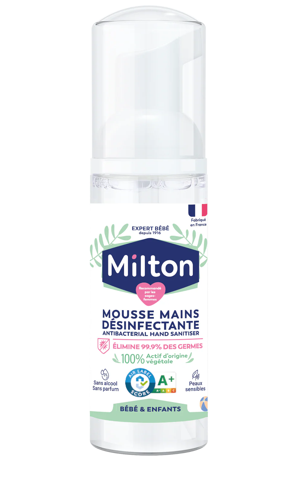 Mousse mains désinfectante