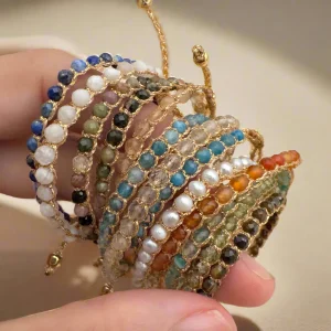 Bracelet BALI enfant –  Pierre naturelle & pierre de naissance