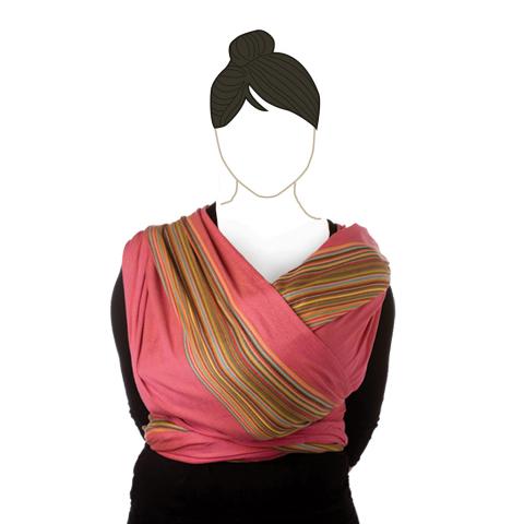 Écharpe de portage traditionnelle BB-Slen 560 cm – Image 8