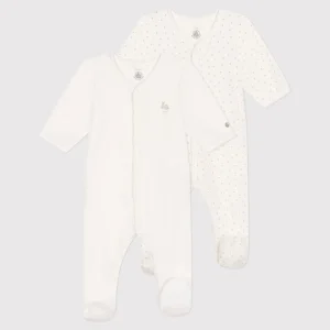 Lot de 2 dors-bien en velours lapin coeur - bébé