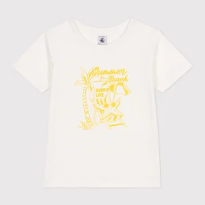 T-shirt coton imprimé summer beach - enfant