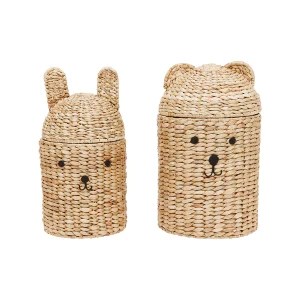 Lot de 2 paniers Bear & Rabbit