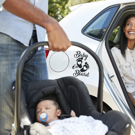 Autocollants d'avertissement de véhicule pour bébé – Image 3
