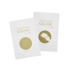 Carte annonce à gratter marraine