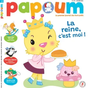 📘 Papoum Janvier 2026 – Magazine Éveil 1–3 ans