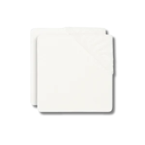 Housse matelas à langer en éponge - Ivoire (Lot de 2)