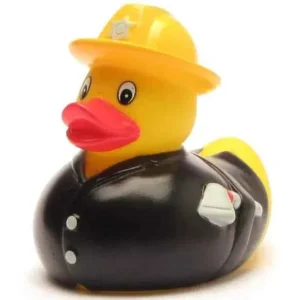Canard en caoutchouc Pompier