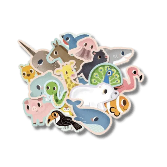 Ma pochette de 100 gommettes - Bébés animaux – Image 2