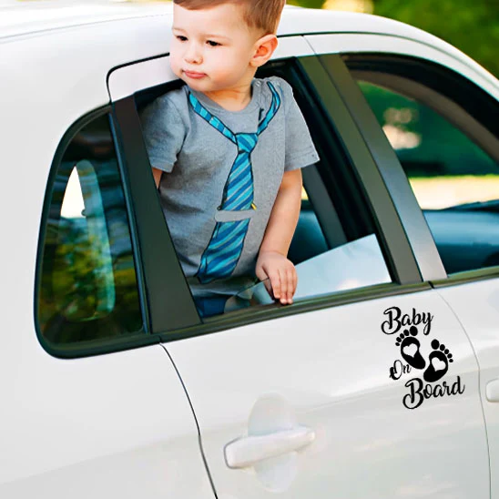 Autocollants d'avertissement de véhicule pour bébé – Image 5